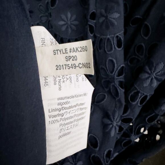 J.Crew Short-sleeve A-line Dress in Embroidered Eyelet - Picture 8 of 10